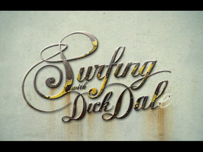 Surfingflatlitedribb illustrator movie photoshop typography