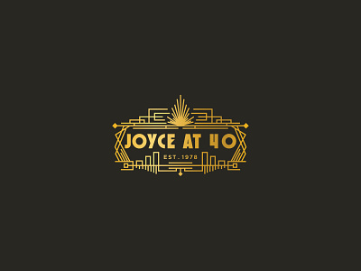 03 joyce 40 artdeco badge gold logo monoline