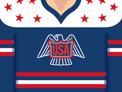 USA Hockey Jersey (Canada Cup'76) 70s american eagle flat hockey ice jersey national retro sport team usa
