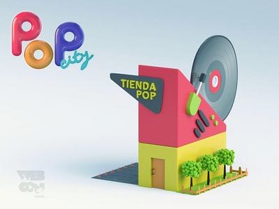 Tienda Pop - Web illustration