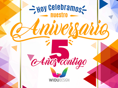 ANIVERSARIO WiduDesign