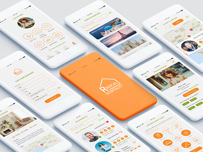 Couchsurfing App Design accommodation app design mobile ui ux