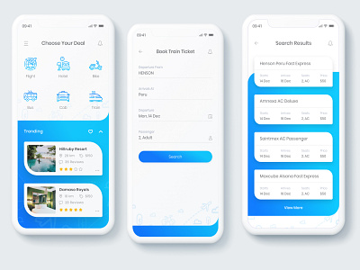 Tripvyso Travel App app ios app travel app ui ux