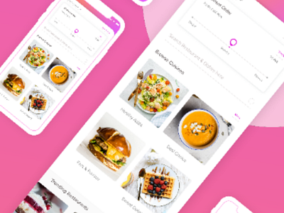 Meyo food app concept uiux ui app