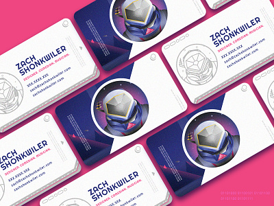 New Business Cards business card design business cards logo logo design logos sci fi science fiction space