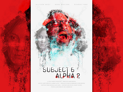 Subject 6 Alpha 2 Poster album art album cover art death stranding design kojima logo logo design minimal movie poster poster poster design sci fi thriller typography