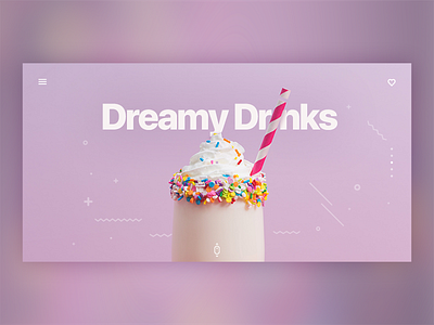 Dreamy Drinks coffee cream desktop dream drink purple stripe