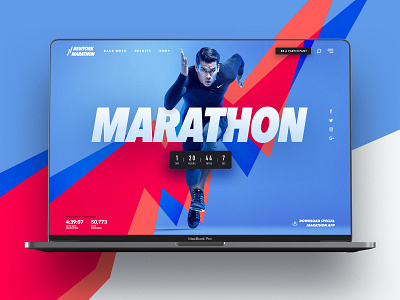 Newyork Marathon app behance clean creative design designinspiration desktop interface marathon minimalism newyork run simplicity sport ui uitrends userexperience userinterface uxdesign webdesign
