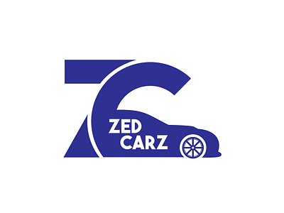 Zed Carz branding car sales illustration logo vector