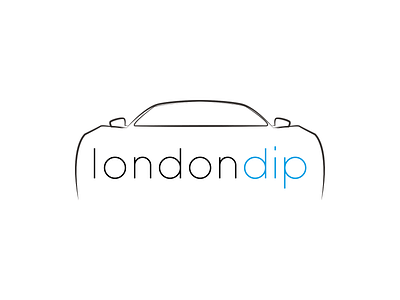 london dip car wrapping design logo vector