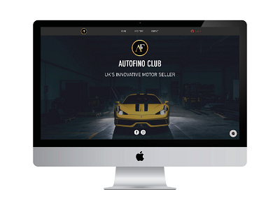 Autofino Club automotive responsive design website design website development