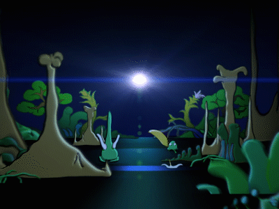 Plantsdribbble Loop alien animated animation animation 2d frame by frame frame by frame animation illustration psychedelic sci fi sciart scifi