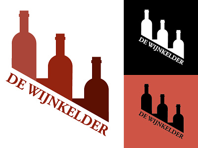 De Wijnkelder logo logodesign wine wine basement