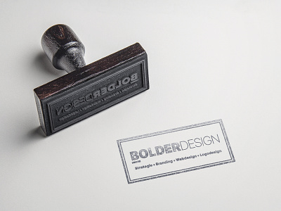 Restyle of Bolderdesign branding logo design logo design branding logo redesign simple logo strategy webdesign