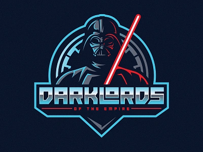 Dark Lords of the Empire dark darth vader empire lightsaber logo lord mascot sith star wars