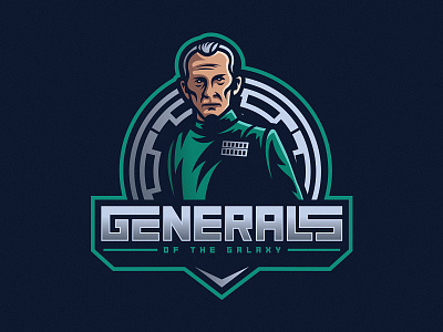 Generals of the Galaxy empire galaxy general grand moff tarkin logo mascot star wars