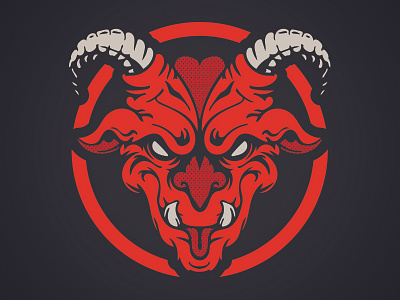 Devil devil gargoyle illustrator logo monster vector