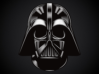 Darth Vader Helmet drath vader starwars vector