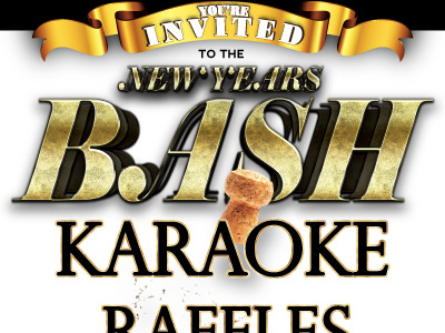 NEW YEARS BASH POSTER bash design graphic illustrator new photoshop poster years