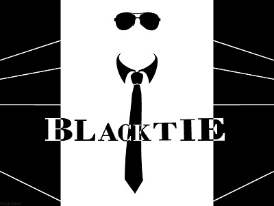 Black Tie art black branding design graphic graphics hipster logo tie trendy