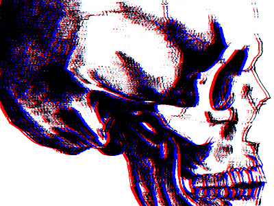 3d Skull 3d close gfx logo skull up