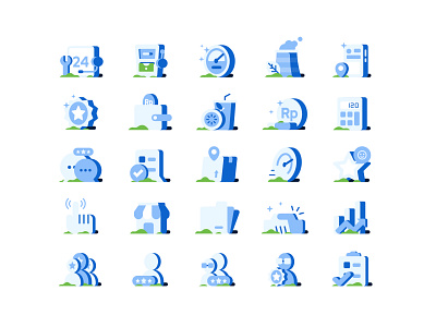 Payroll Website Icons artwork design flatdesign icon icons illustration ui vector