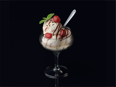 Ice Cream 3d 3dillustration 3drender artwork blender graphic design ice cream illustration
