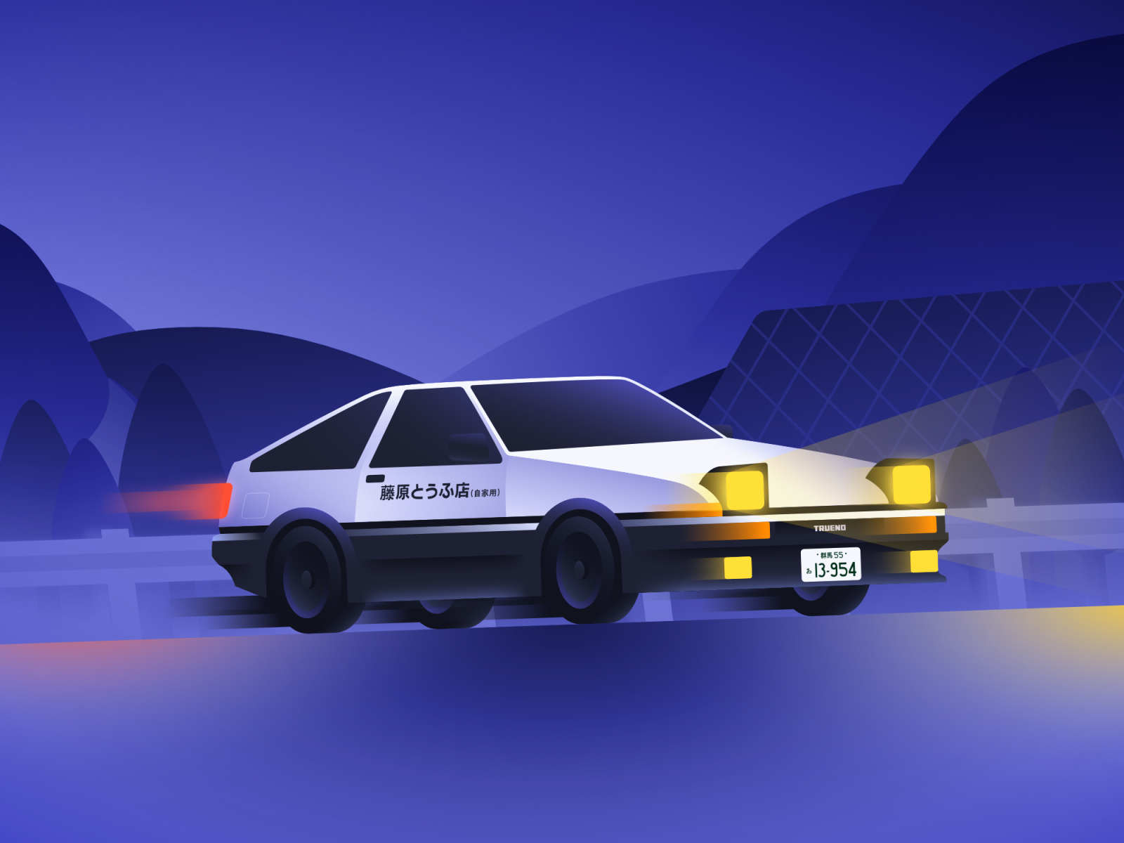 1366x768 Initial D Trueno Anime Police Girl 8k 1366x768 Resolution HD 4k  Wallpapers, Images, Backgrounds, Photos and Pictures