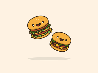Burger illustration burgers design fast food food illustration mcdonalds