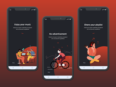 Onboarding Screen app app concept apps creative app design typography ui ux