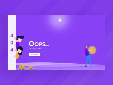 404 web page error app concept clean clean app creative app design illustration typography ui ux vector