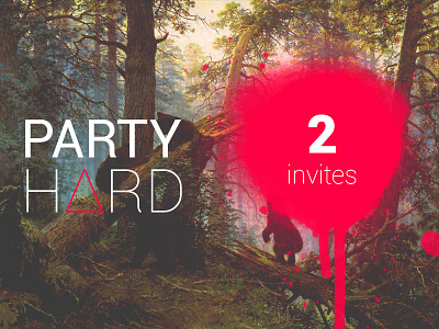 Two Invites couple hard invites party spray two