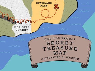 The Top Secret Secret Treasure Map of Treasure & Secrets