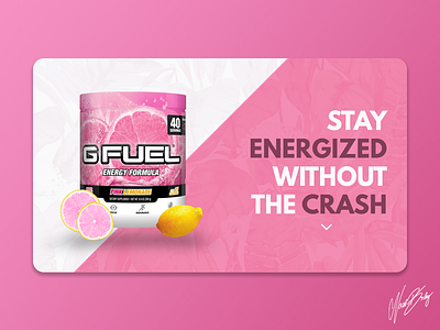 Daily UI 008 | GFUEL Landing Page