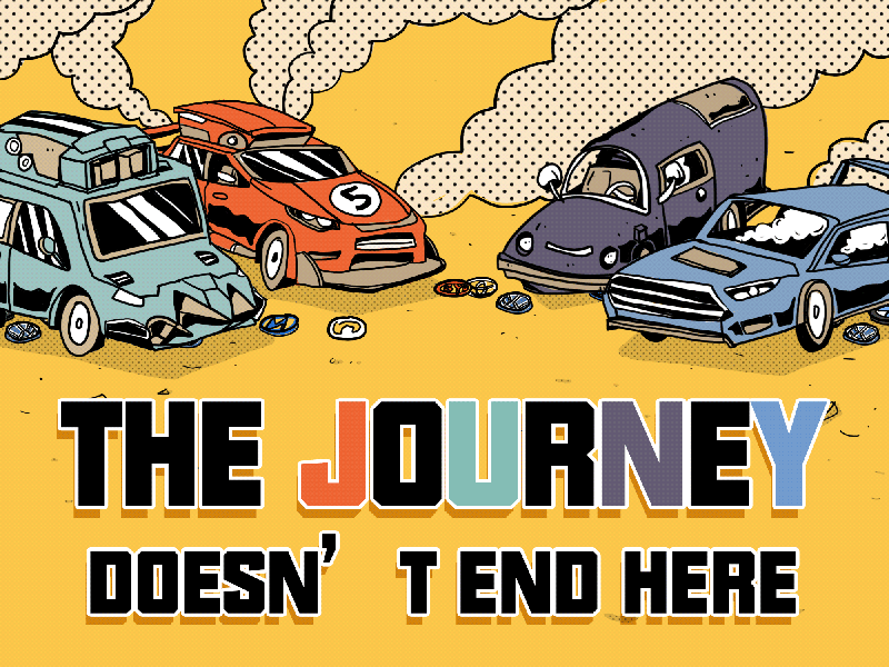 the journey doesn't end here