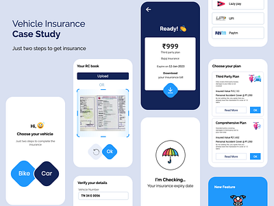 Vehicle insurance app creative mbile app how to apply insurance insurance mobile app online insurance booking simple ui vehicle insurance