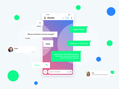 Chat mobile app