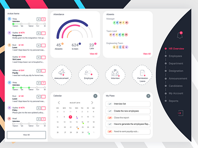 Hr Dashboard creative app creative web application hr hr application hr dahboard hr web ui user friendly hr application ui web application ui