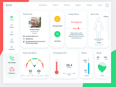 Patient Tracking Dashboard appointment ui colorfull ui creative web ui patient and doctor communication patient tracking patient tracking dashboard patient web ui