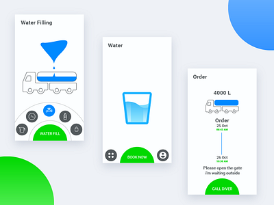 Water filling app