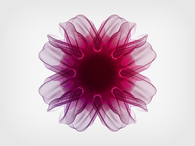 Fleur blend flower illustrator magenta purple vector