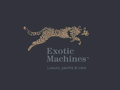 Exotic Machines car cheetah gold logo luxury yacht