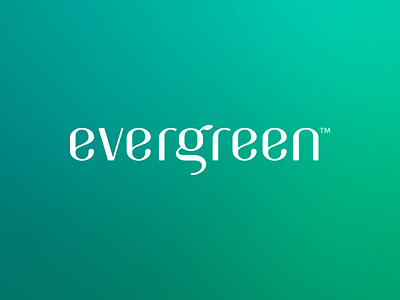 Evergreen evergreen green grønlund logo logotype