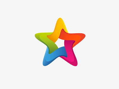 Star colorful logo star