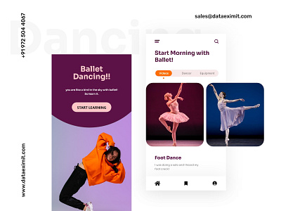 Dance Learning App | on-demand App Development android app design branding design ios mobile app design mobile app development mobile app development company mobile app ui on demand app development