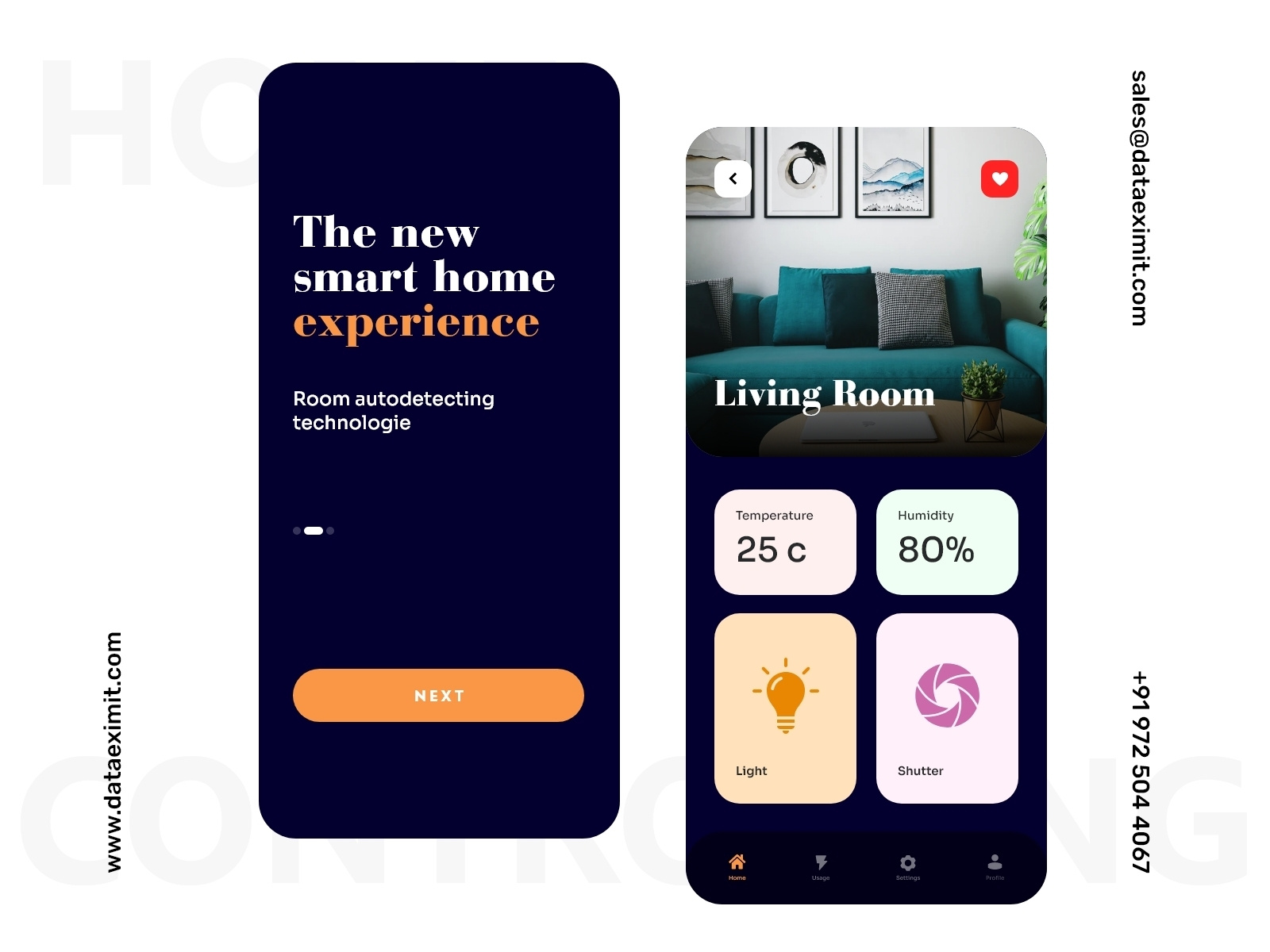 Home Controlling App Development By Data EximIT On Dribbble