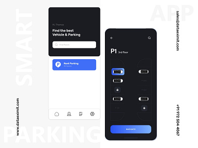 Parking Finder App Development and app design branding graphic design mobile app design mobile app ui ui