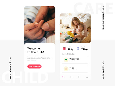 Childcare Mobile App Development Company app design app development branding childcare app logo mobile app design mobile app development mobile app ui