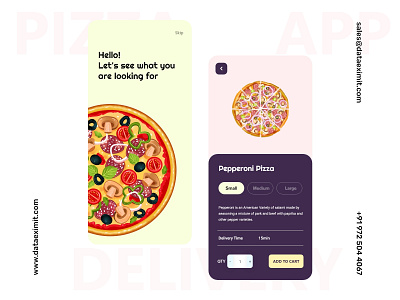 pizza delivery app development app design branding mobile app design mobile app ui