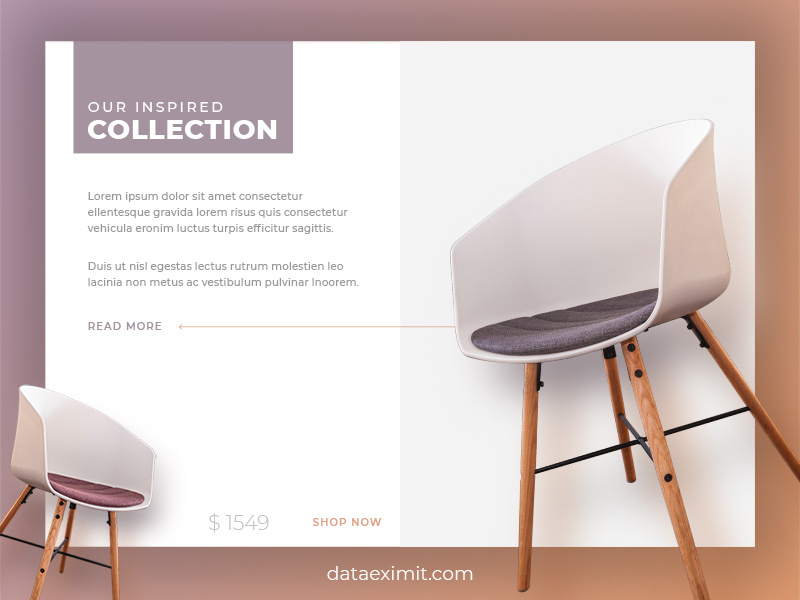 Online Furniture Store Design by Data EximIT on Dribbble